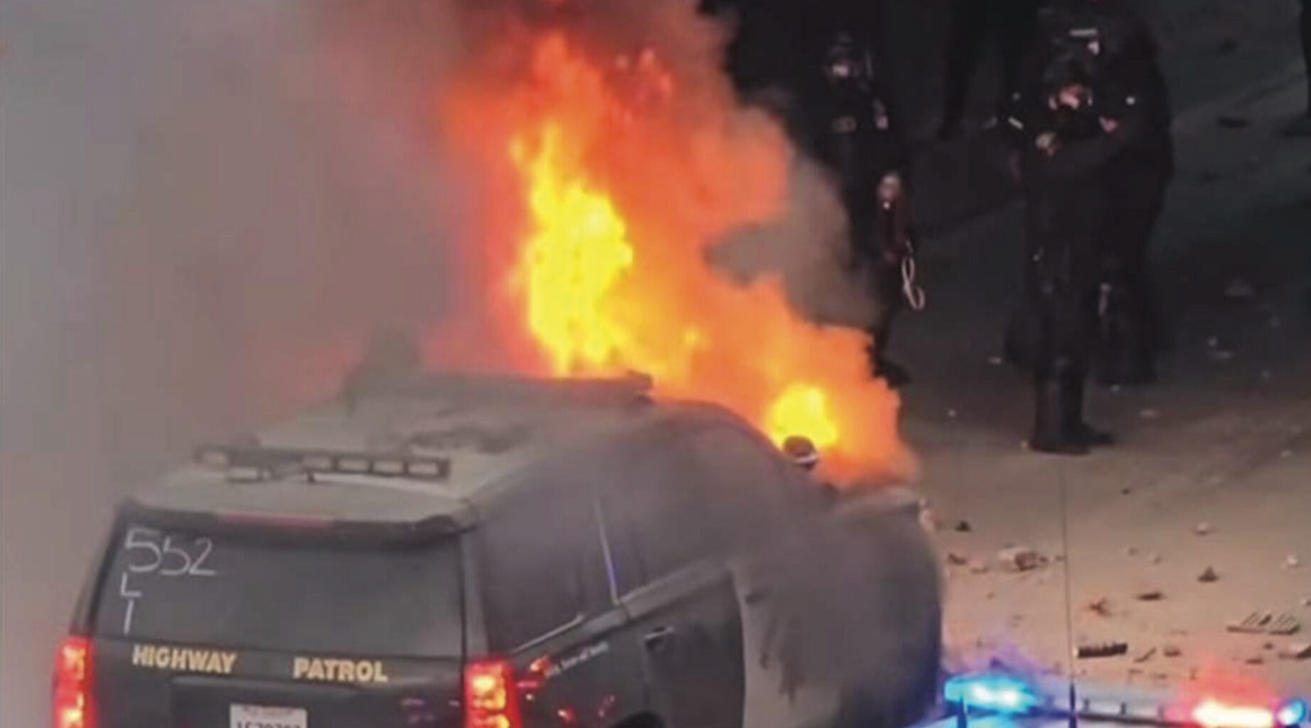 ICE protest violence