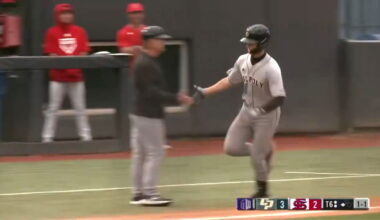 Tayman ties Cal Poly records with another grand slam in road win at Fresno State