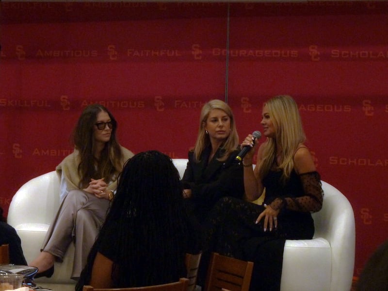 Women on a couch