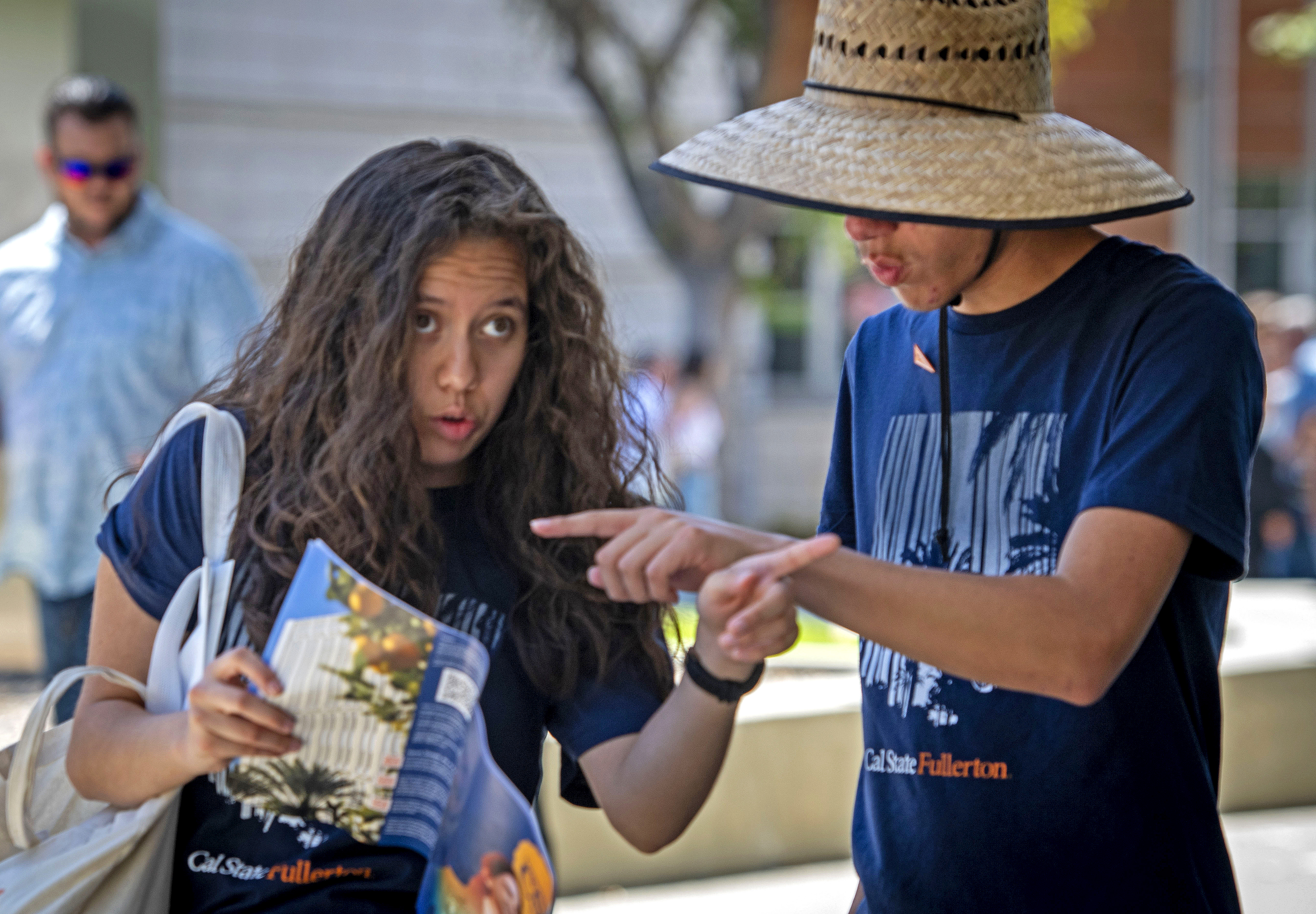 Newly enrolled students, starting in the fall, Paola Oropeza and...