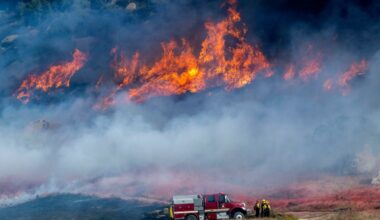 Springs Fire in southern California reaches 45% containment as evacuations continue