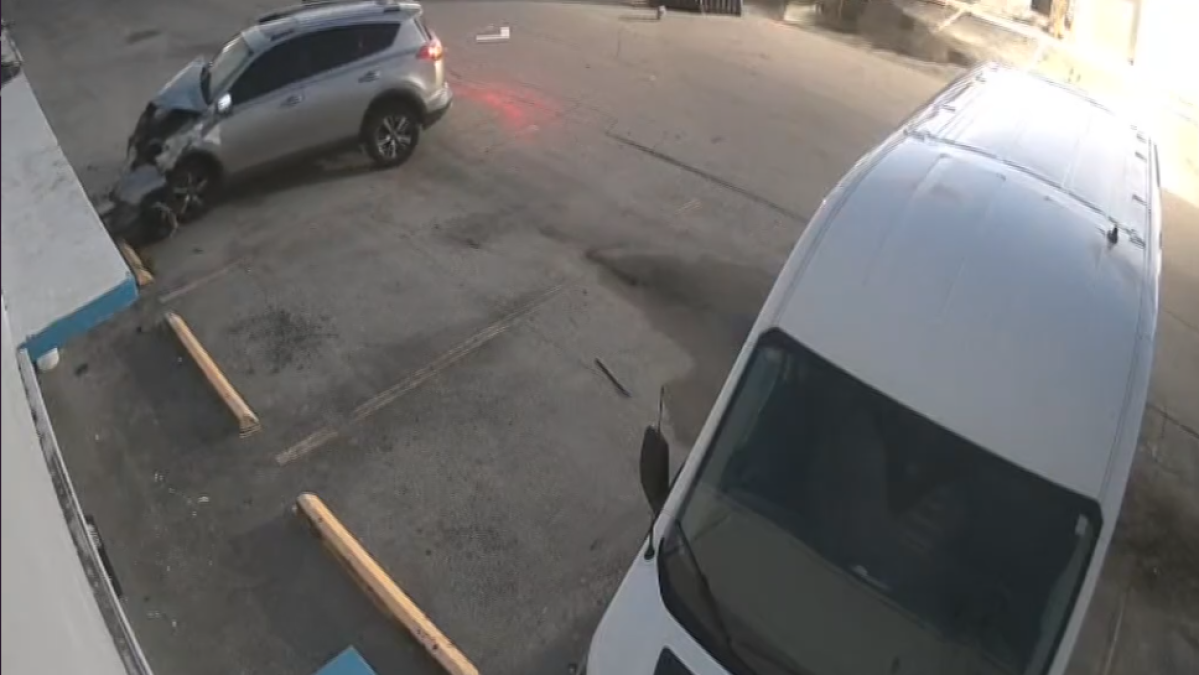 Surveillance video shows car crashing into 40-year-old business in Oakland Park – NBC 6 South Florida