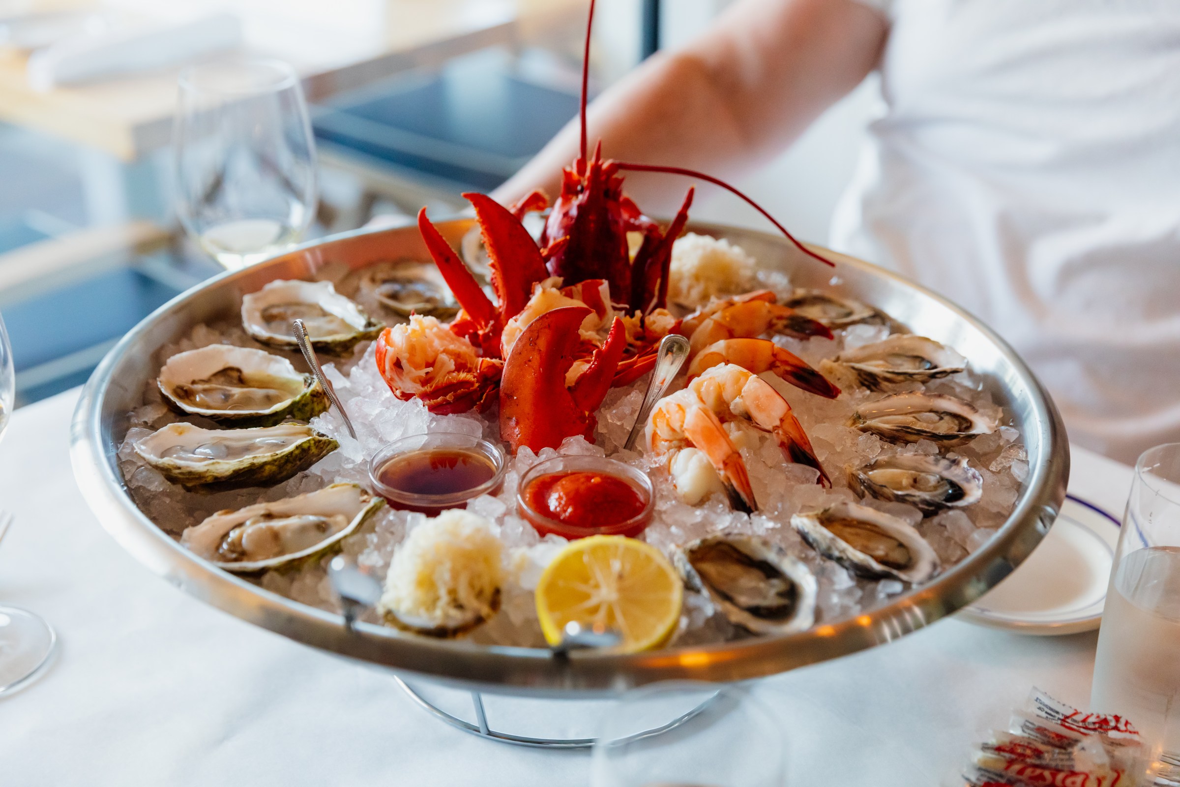 Oysters at Clark’s Oyster Bar.