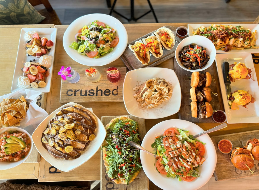 Crushed north park brunch menu