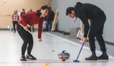 Curling is the new black
