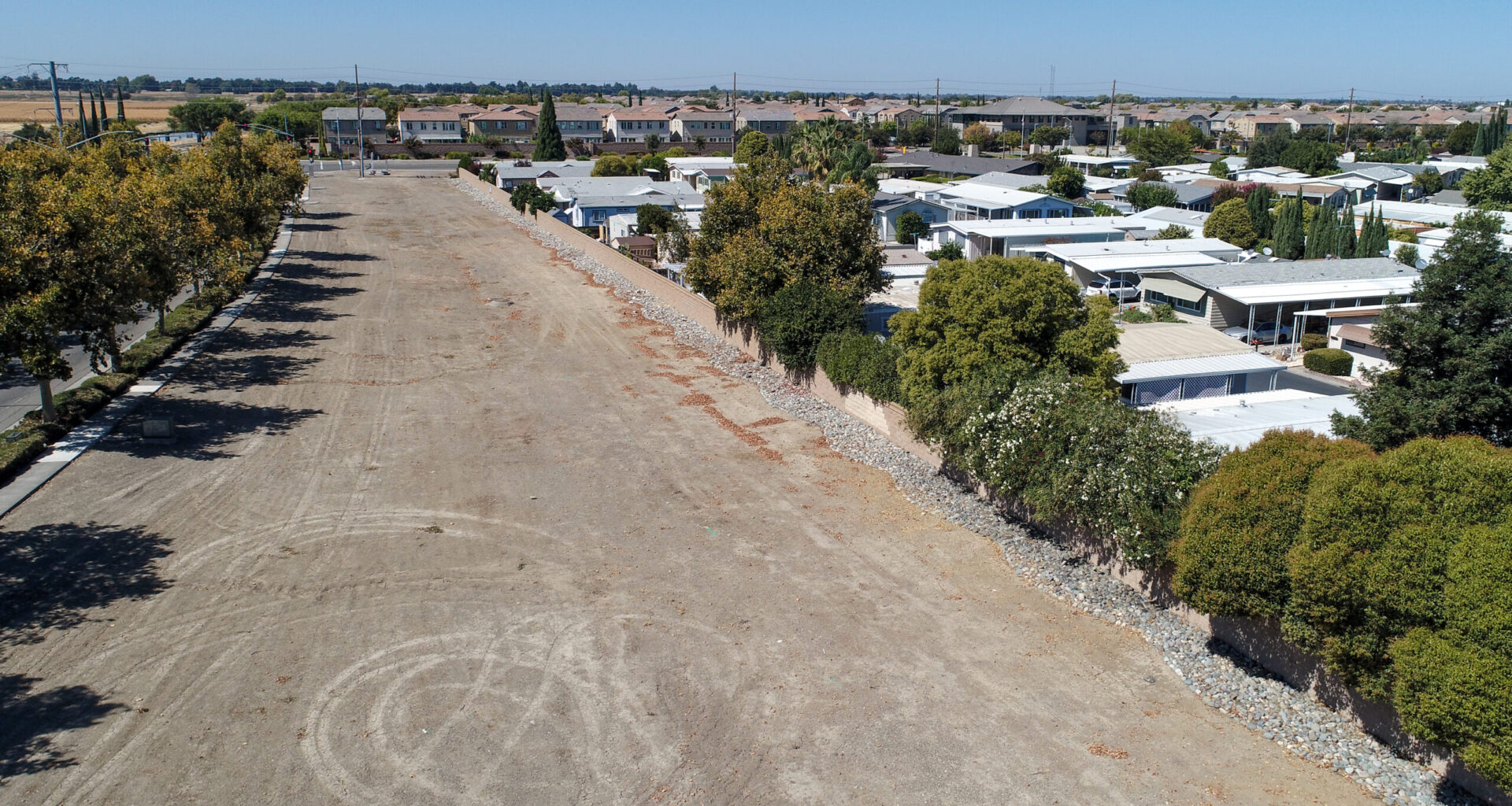 Future tiny home location on Arena Boulevard, Natomas.