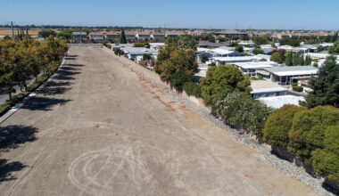 Future tiny home location on Arena Boulevard, Natomas.