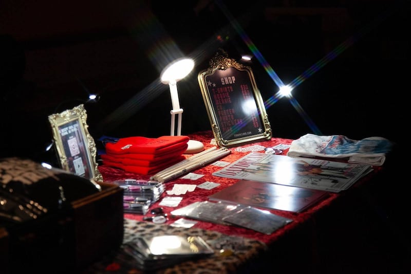 Merchandise for Turning Jane (Photo by Lynn Wee).