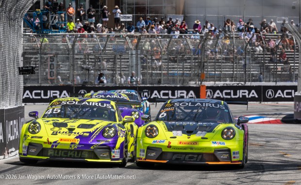 Close racing in the Porsche Carrera Cup North America(Jan Wagner)