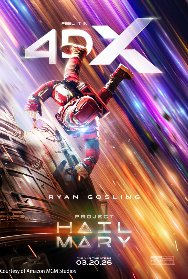Project Hail Mary 4DX poster(Courtesy of Amazon MGM Studios)