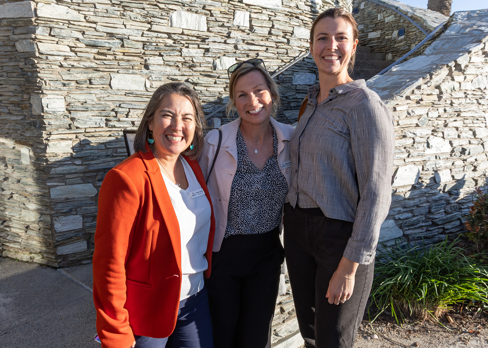 Representatives from Humble Design: Laura Lavoie, Phoebe Katsell, Colette Conover...