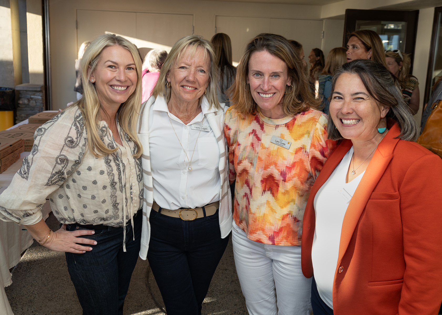 Kristina McGovern, Lacey Logan, and Lani Curtis with Laura Lavoie...