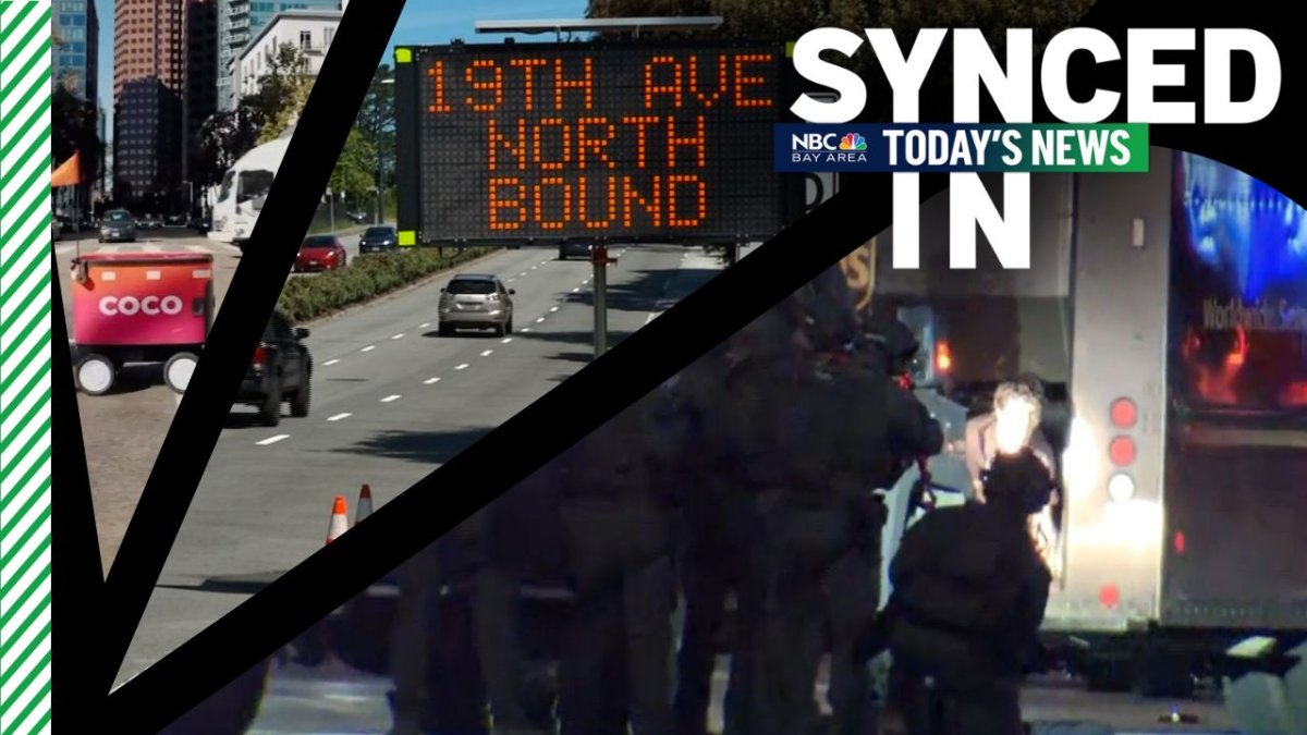 Stolen UPS truck barricade, self-driving robots in San Jose, Hwy. 1 closure in SF – NBC Bay Area