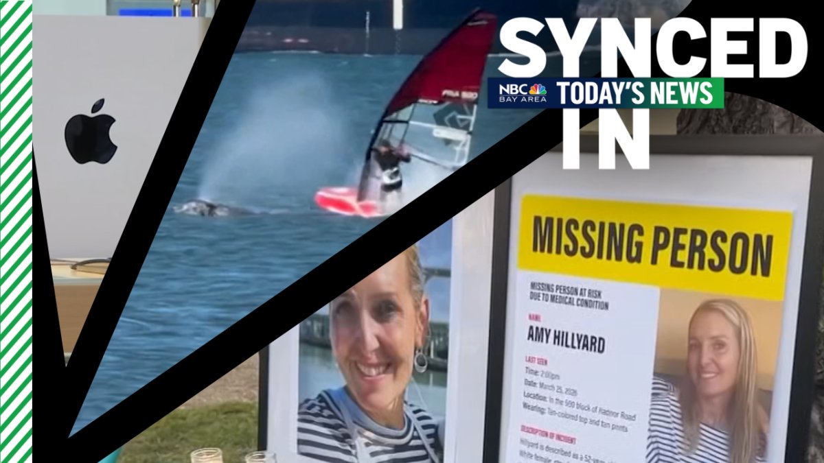Missing Oakland woman, windsurfer crashes into whale, Apple turns 50 – NBC Bay Area
