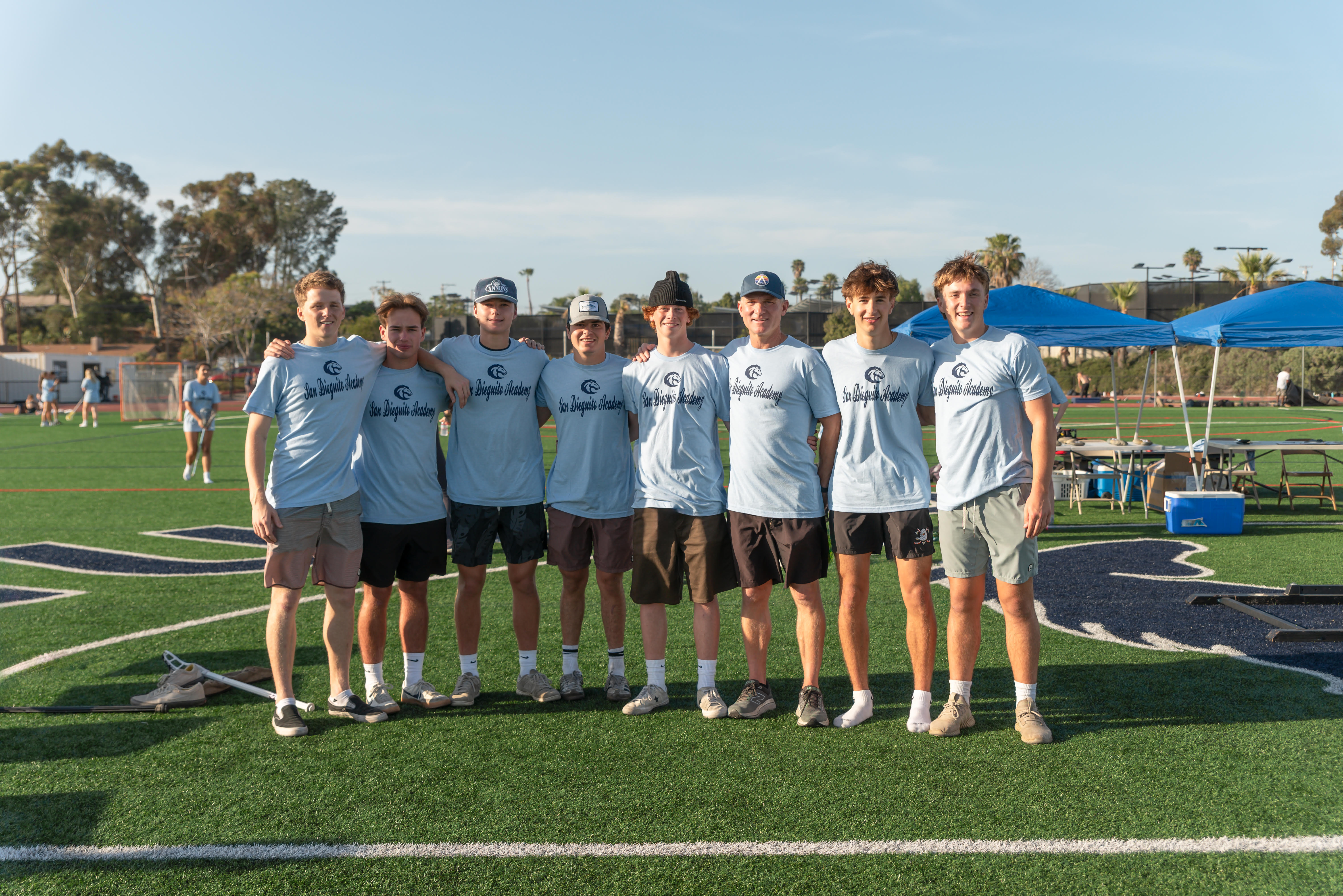SDA lacrosse athletes at the third annual Pull Up for...