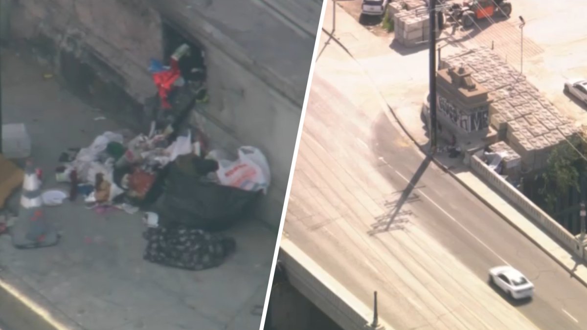 Good Samaritan behind ‘Clean LA With Me’ finds couple living in bridge pillar – NBC Los Angeles