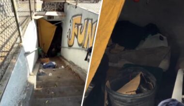 People living in tunnels next to school in East Los Angeles – NBC Los Angeles