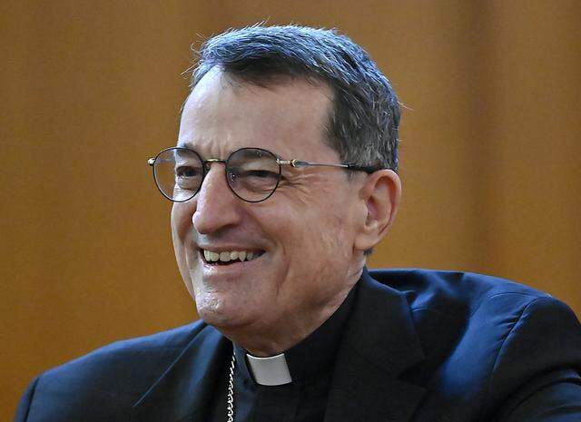 Fresno Bishop Joseph V. Brennan of the Diocese of Fresno is interviewed at The Shrine of Saint Therese Catholic Church Wednesday, April 1, 2026 in Fresno.
