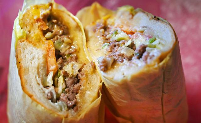 A Chopped Cheese sandwich from My Guy Market, photographed Friday, Jan. 20, 2023 in Fresno.