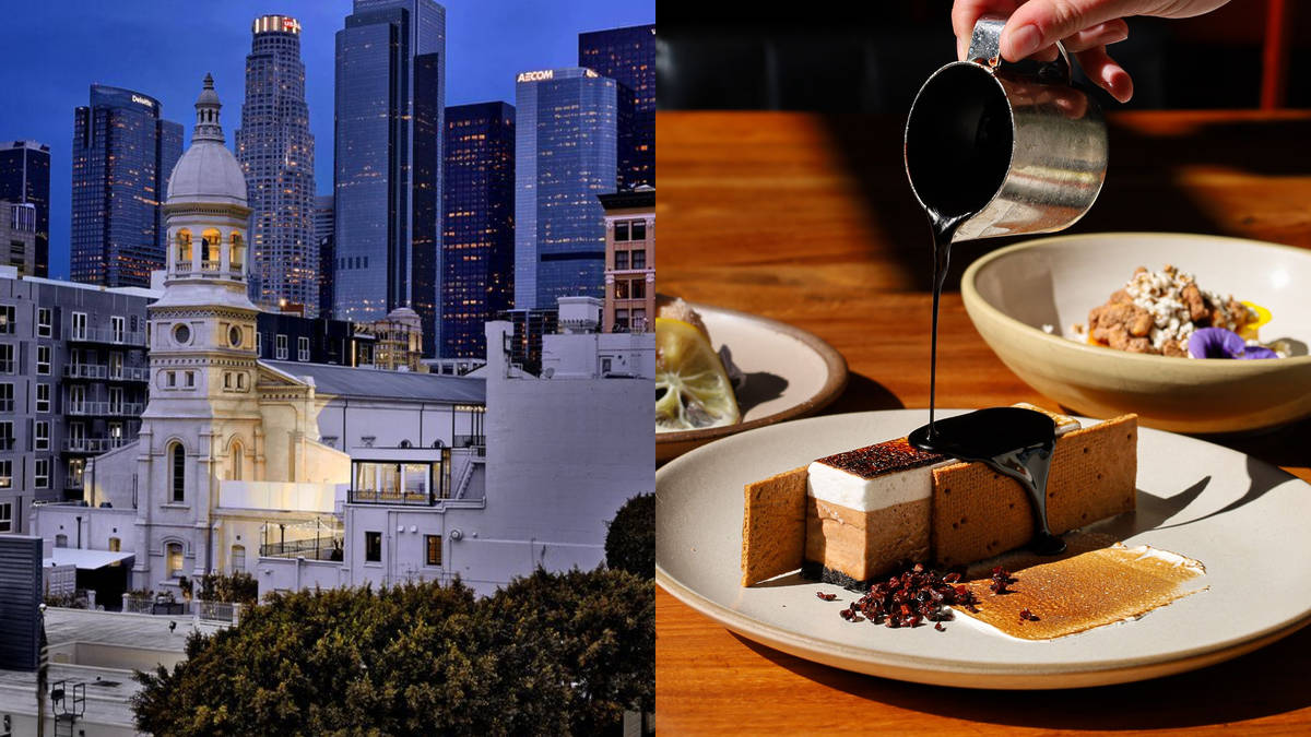 An “L.A. Designated Cultural Monument” — The 1876 Spanish Cathedral That Was Renovated And Partnered With A Michelin Guide Restaurant To Become A Music And Dining Oasis