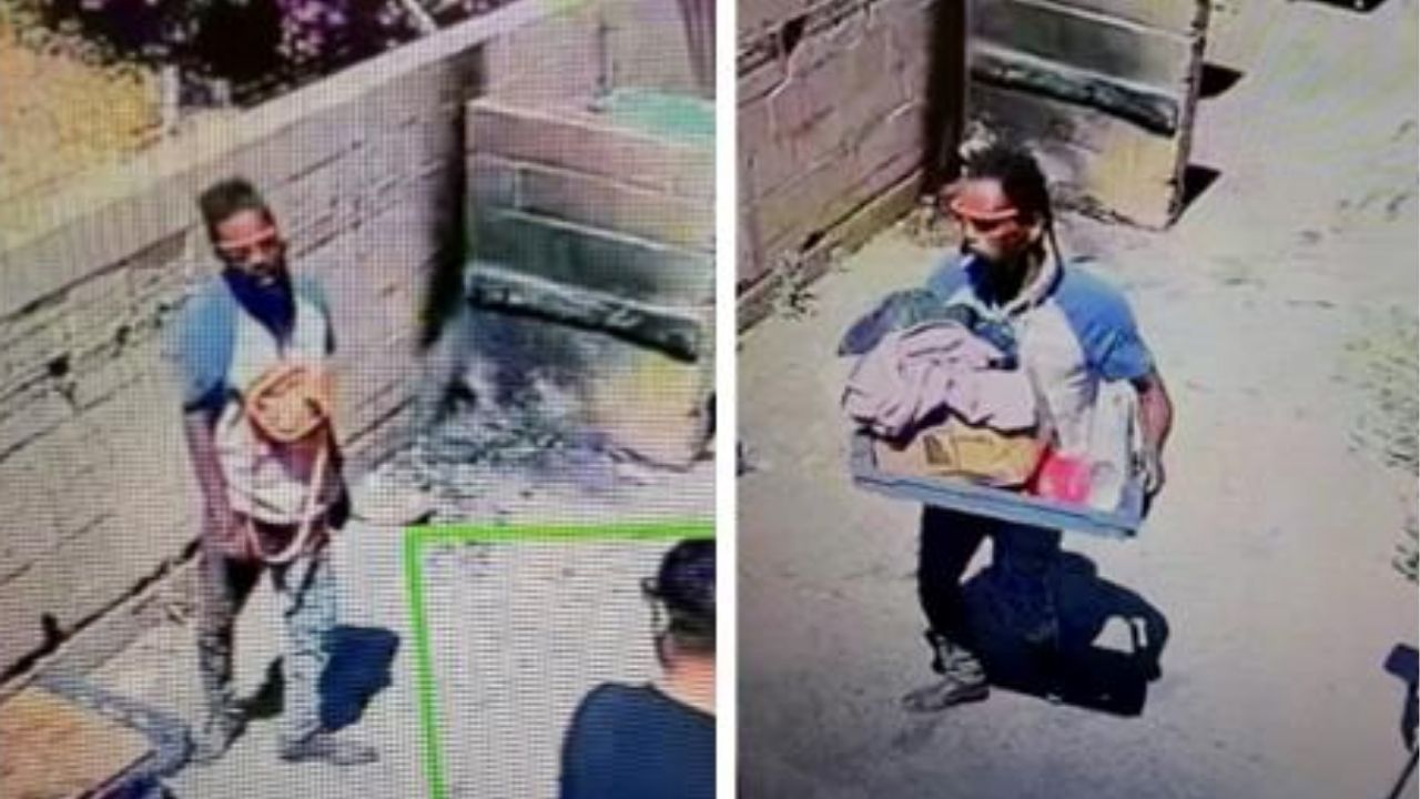 Fresno Fire is asking the public for help identifying a suspect in a destructive strip mall arson on Thursday, April 2, 2026. (Fresno FD)