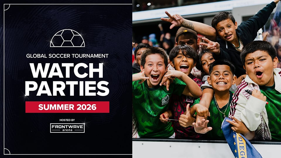 Frontwave Arena Global Soccer Tournament Watch Parties