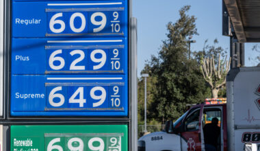 California Gasoline Price Surges Above $6 as Iran War Fans Gains