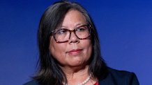 Former California State Controller Betty Yee attends the SEIU-United Service Workers West (SEIU-USWW)'s Gubernatorial Candidate Worker Forum at Meruelo Studios in Los Angeles, California, on January 10, 2026. (Photo by ETIENNE LAURENT / AFP via Getty Images)