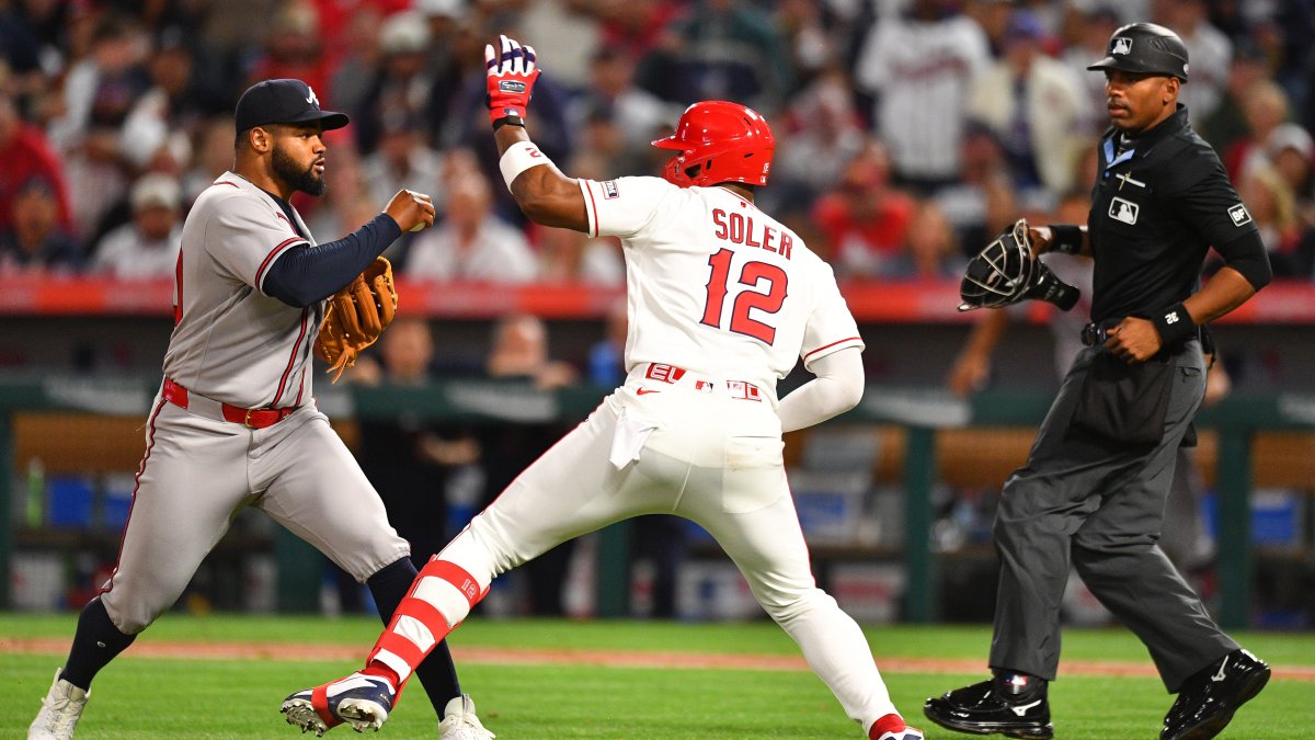 Angels’ Jorge Soler, Braves’ Reynaldo López receive suspensions – NBC Los Angeles