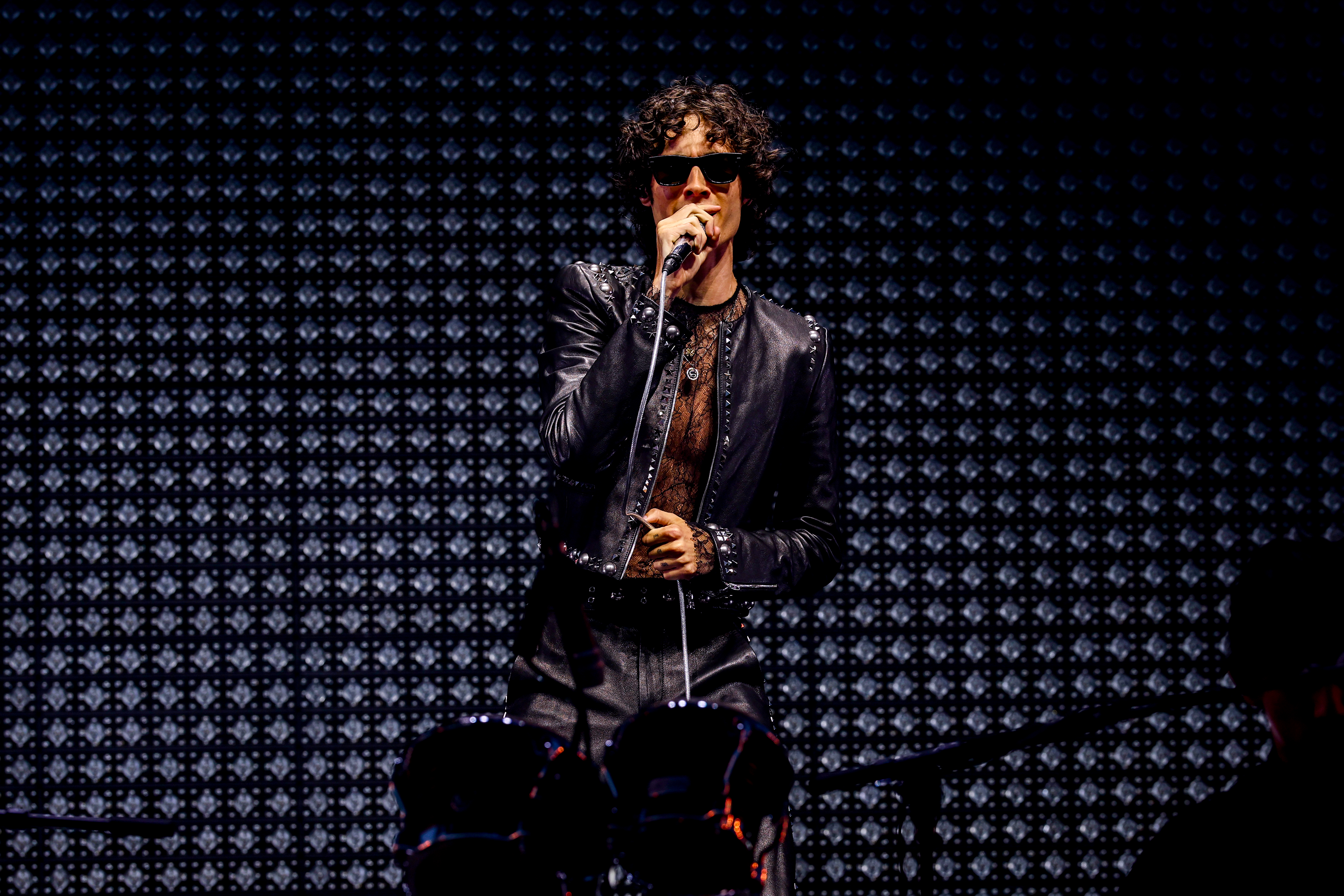 INDIO, CALIFORNIA – APRIL 11: Sombr performs at the Outdoor Theatre during the 2026 Coachella Valley Music and Arts Festival at Empire Polo Club on April 11, 2026 in Indio, California. (Photo by Frazer Harrison/Getty Images for Coachella)