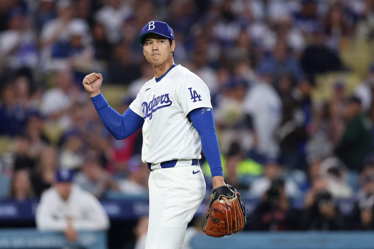 Shohei Ohtani, a pitcher only for first time in five years, strikes out 10 as Dodgers sweep Mets