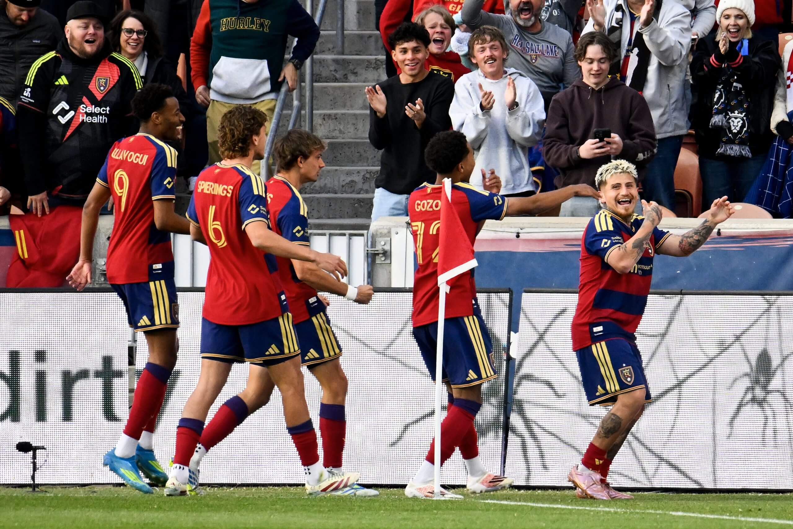 Diego Luna celebrates scoring vs San Diego FC