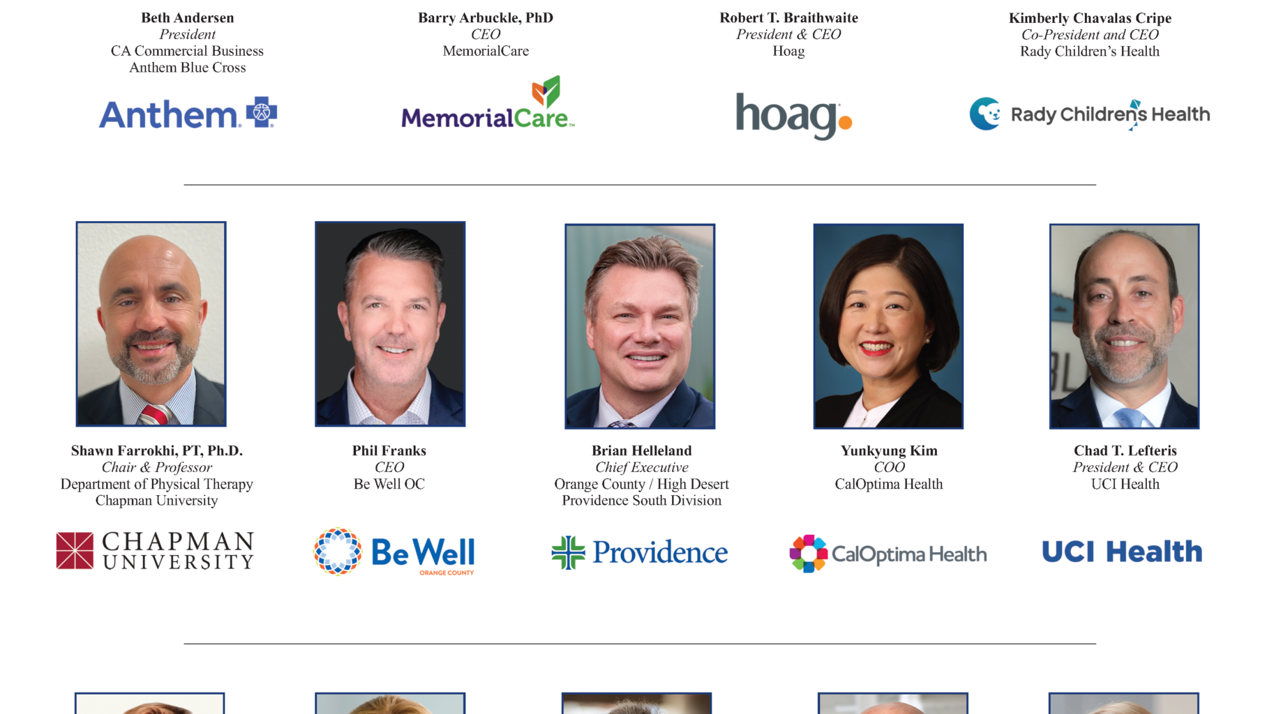 Healthcare Roundtable 2026 - Orange County Business Journal