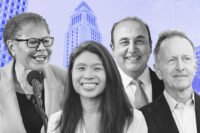 Karen Bass, Rae Chen Huang, Asaad Alnajjar and Austin Beutner