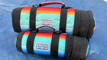 The personal BurriTote belong to company Owner and Operator, Travis Dahl, along side what he calls the BurriTote-ito, the mini version of original. (NBC 7 San Diego)
