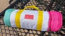 A BurriTote bag in San Diego Padres City Connect colors. (NBC 7 San Diego)
