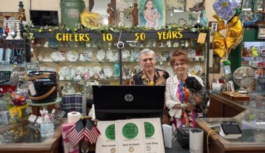 Antique anniversary — Couple celebrates 50 years in the business