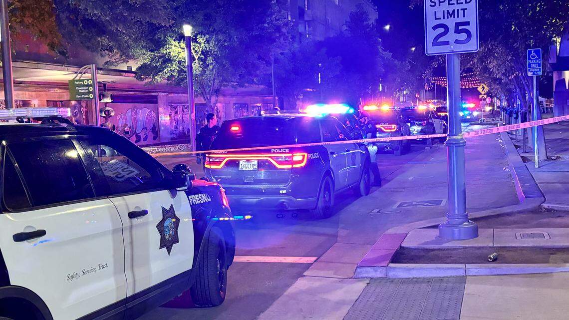 Large fight and stabbing on Fulton Street in Fresno