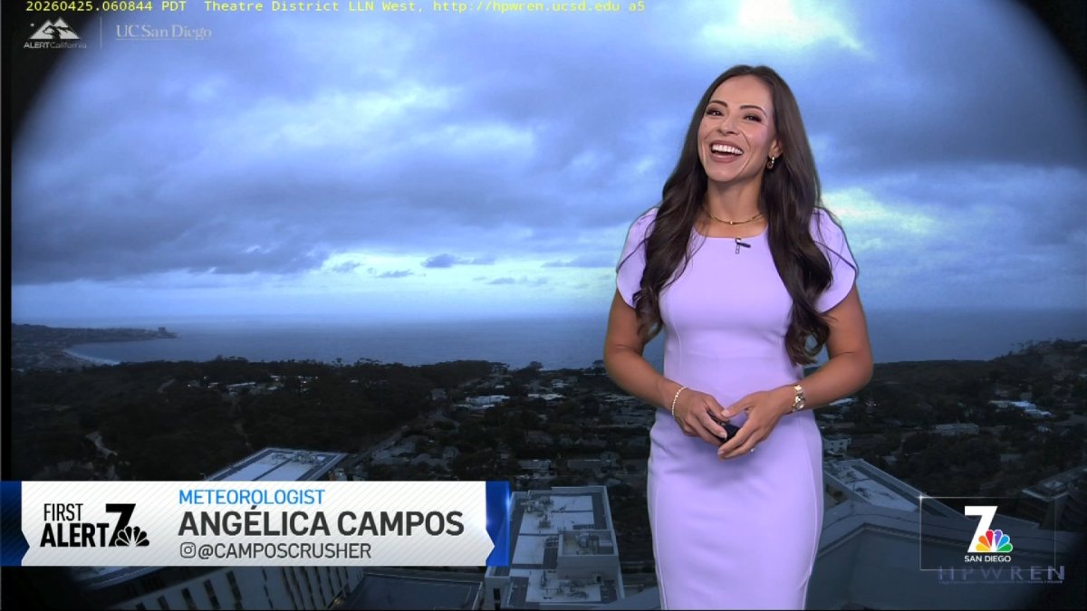 Angelica Campos’ morning forecast for April 25, 2026 – NBC 7 San Diego