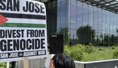 San Jose protests at Microsoft on Earth Day — Fight Back! News