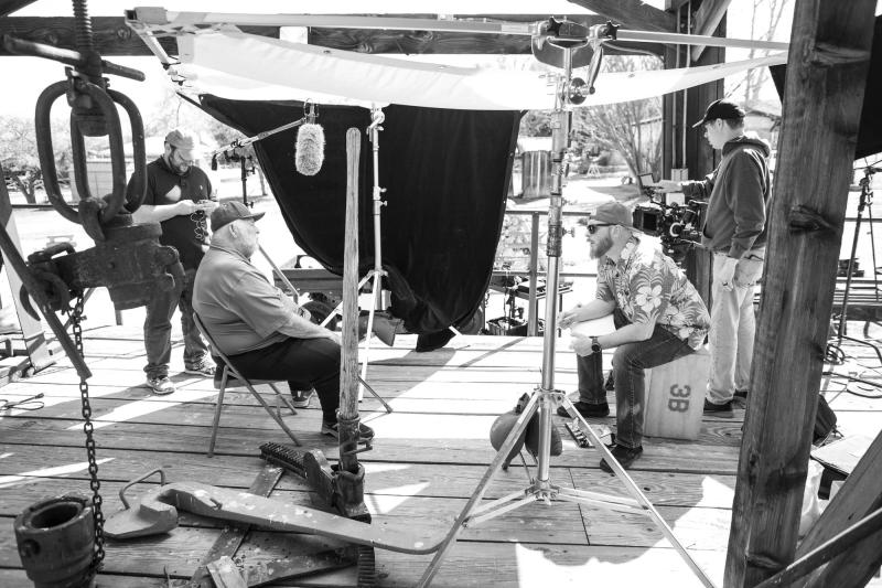 Rickey Bird interviews Les Clark for the Kern Oil Documentary