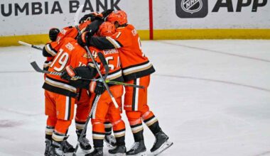 John Carlson’s 1st NHL hat trick helps Ducks rout Sharks to end 6-game skid – Orange County Register