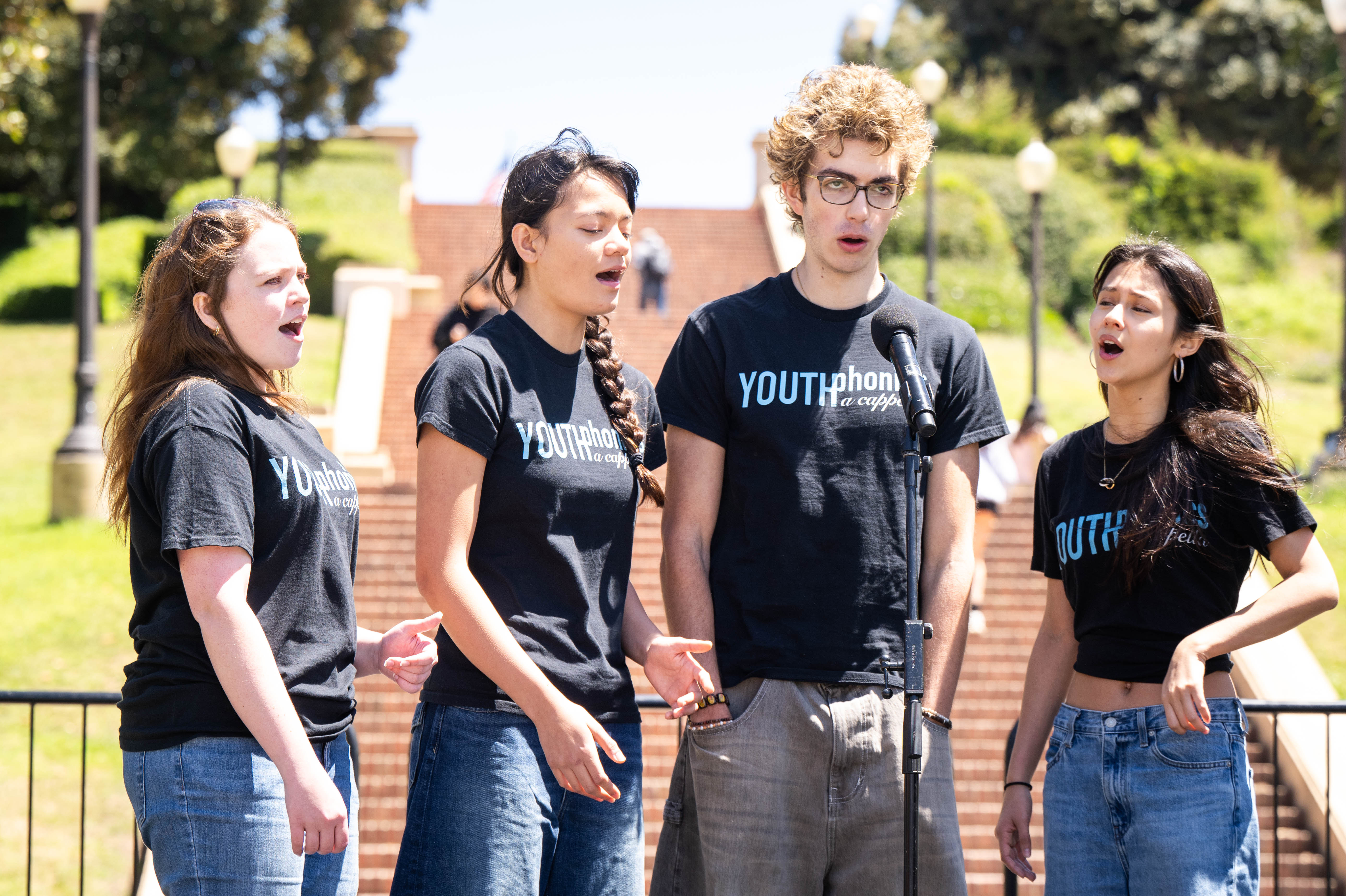 UCLAâs YOUTHphonics A Cappella performs during Earth Day at UCLA...