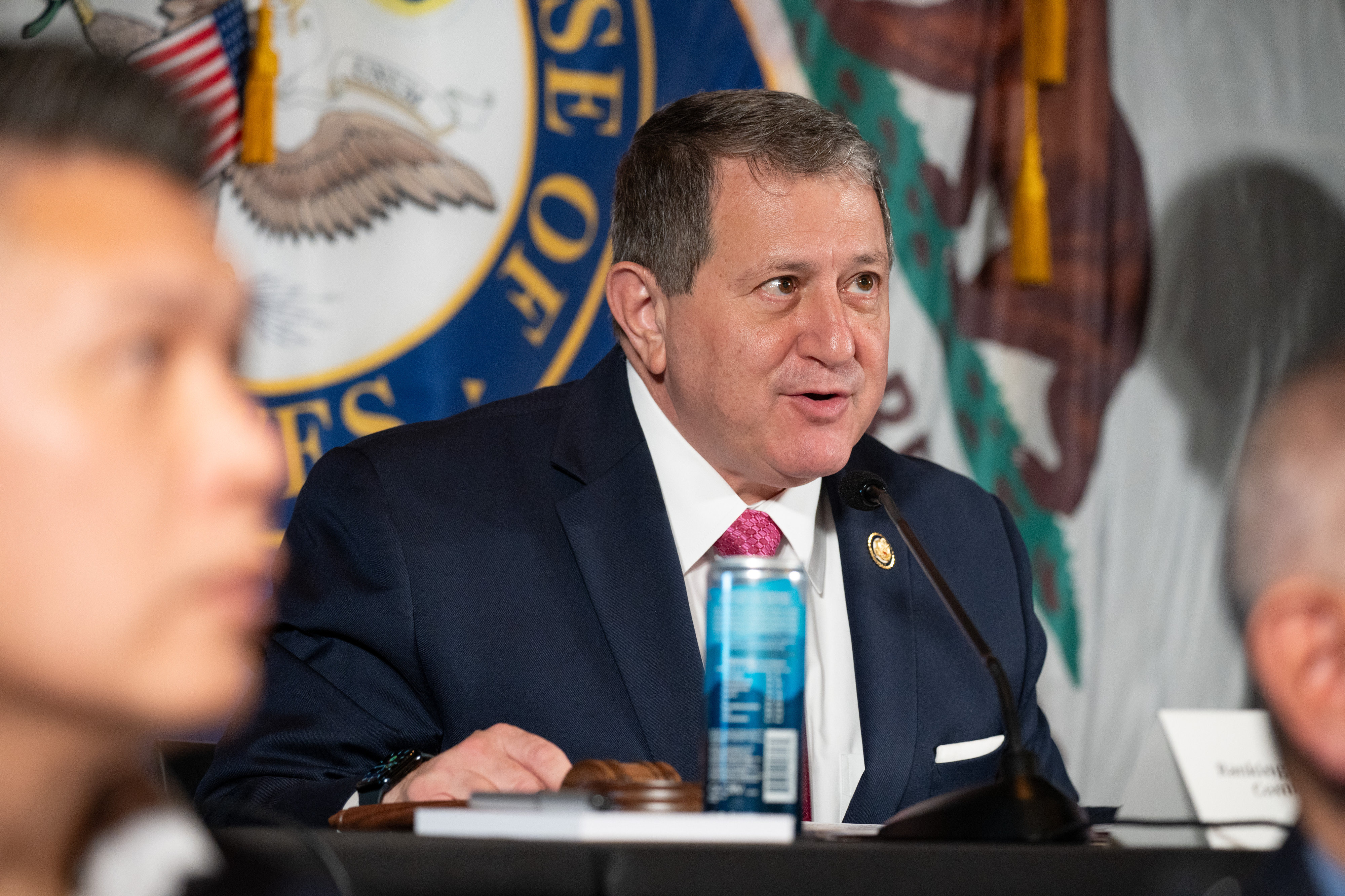 New York Rep. Joseph Morelle speaks at a shadow hearing...