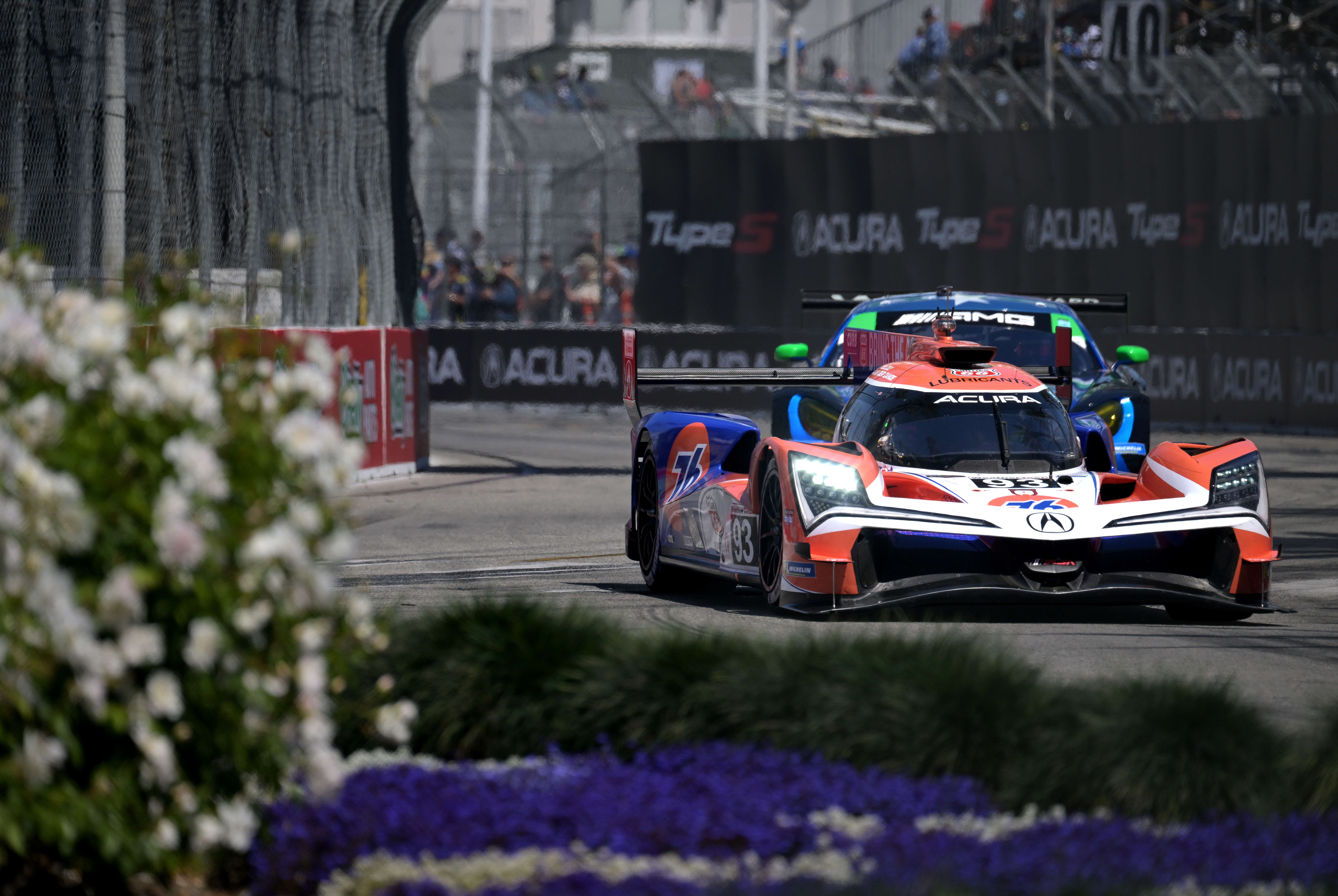 The IMSA Grand Touring Prototype driven by Renger van der...