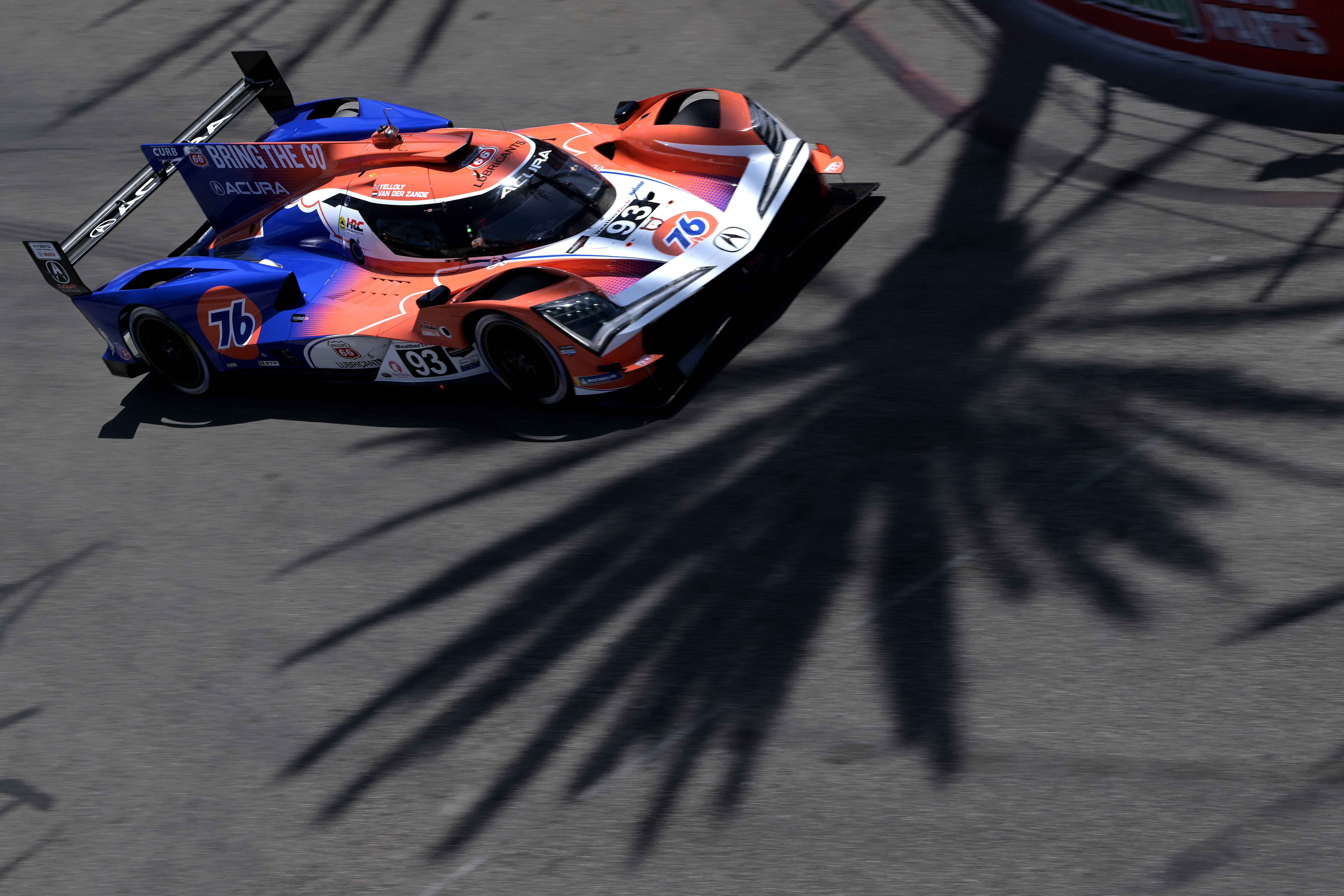 The IMSA Grand Touring Prototype driven by Renger van der...
