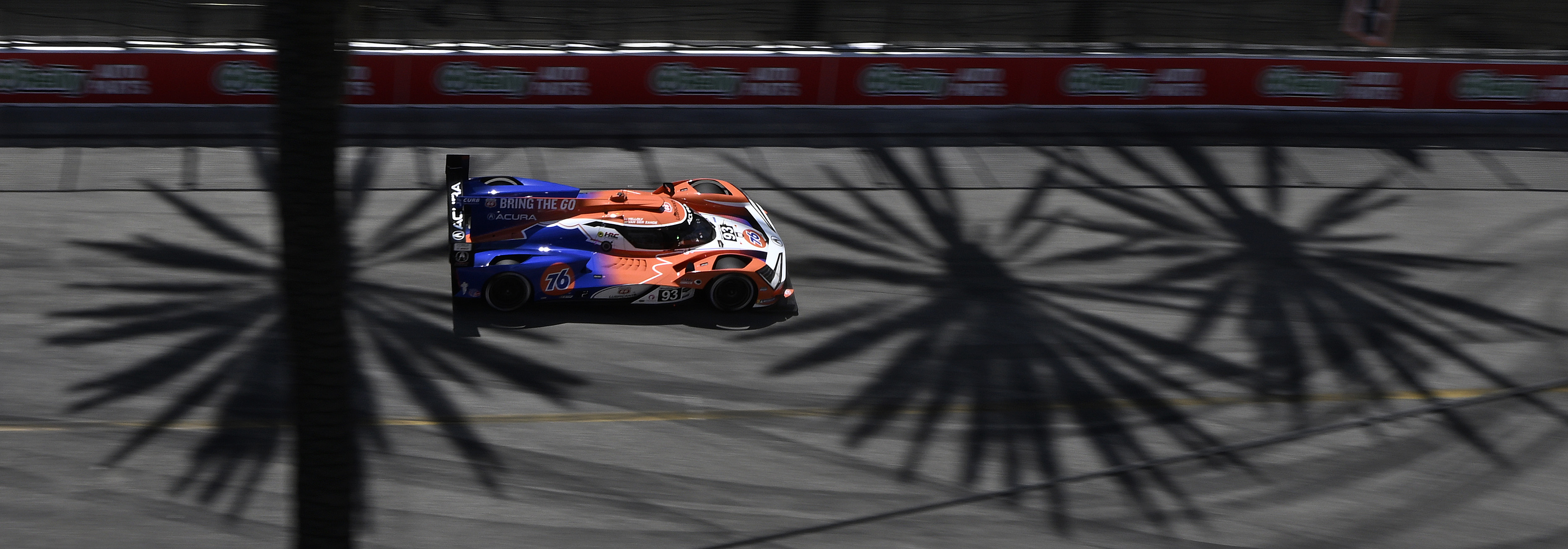 The IMSA Grand Touring Prototype driven by Renger van der...
