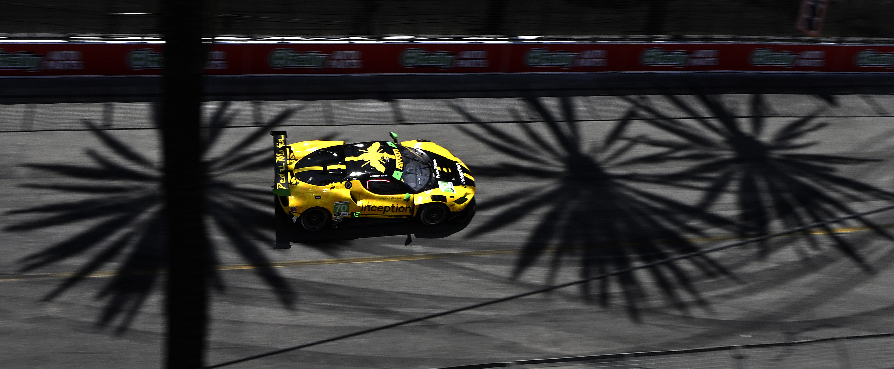 The IMSA GT Daytona driven by Brendan Iribe and Frederik...