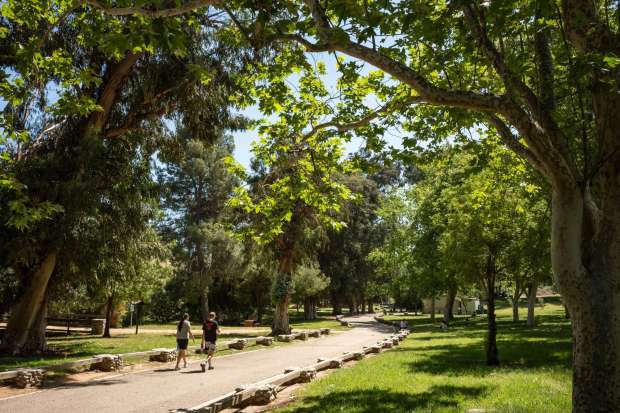 Blue skies and mild temperatures at O'Melveny Park in Granada Hills on Wednesday, April 8, 2026. The weather will change over the weekend with clouds and rain likely through Sunday. (Photo by David Crane, Los Angeles Daily News/SCNG)