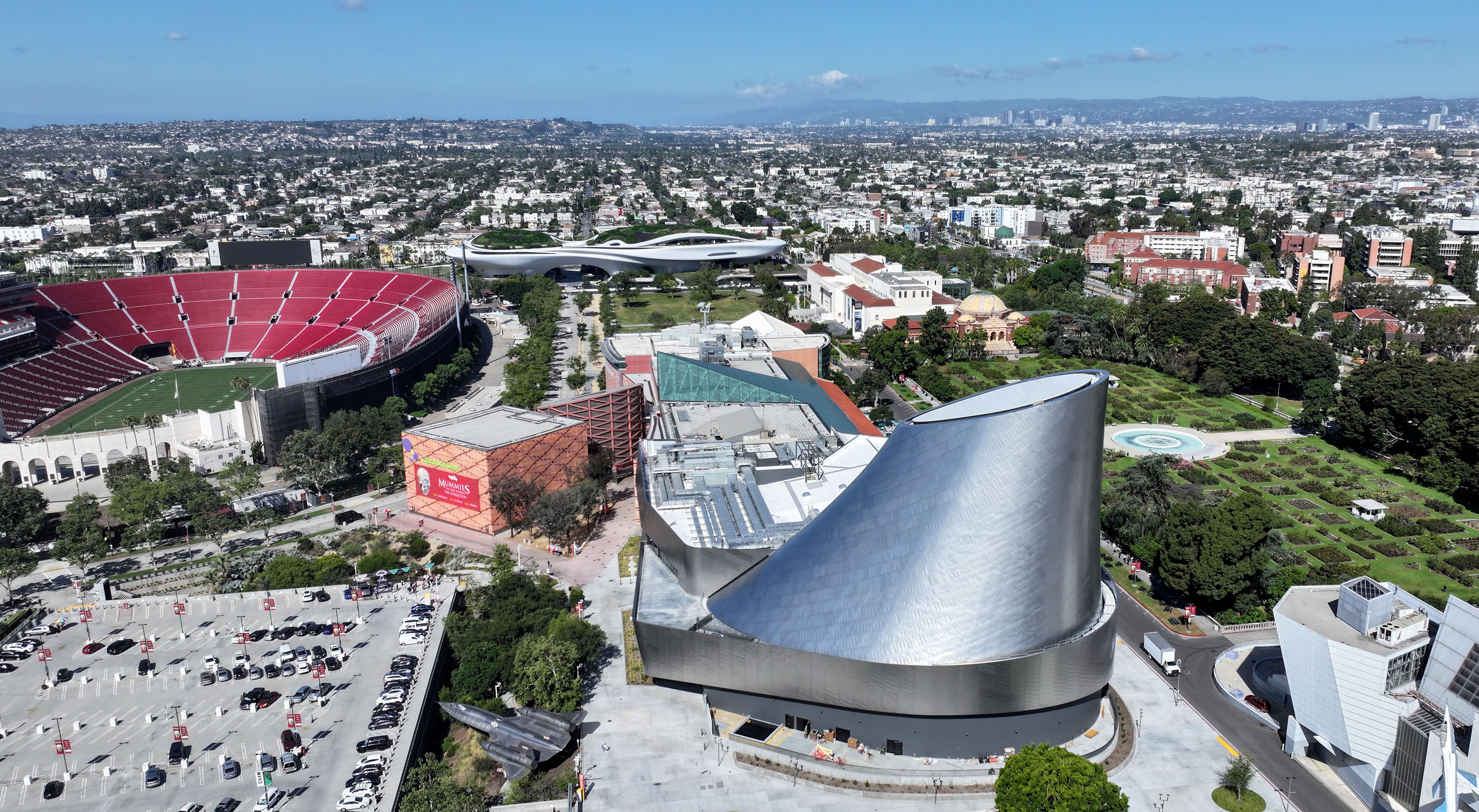 The permanent home of Space Shuttle Endeavour at the California...